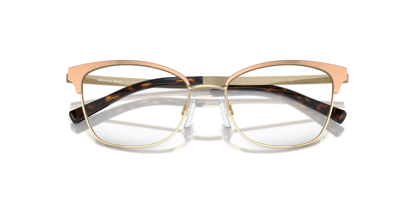 Michael Kors Black and Gold Sunglasses MK3012 Adrianna IV Michael Kors MK3012 Adrianna IV Eyeglasses | LensCrafters main image 3