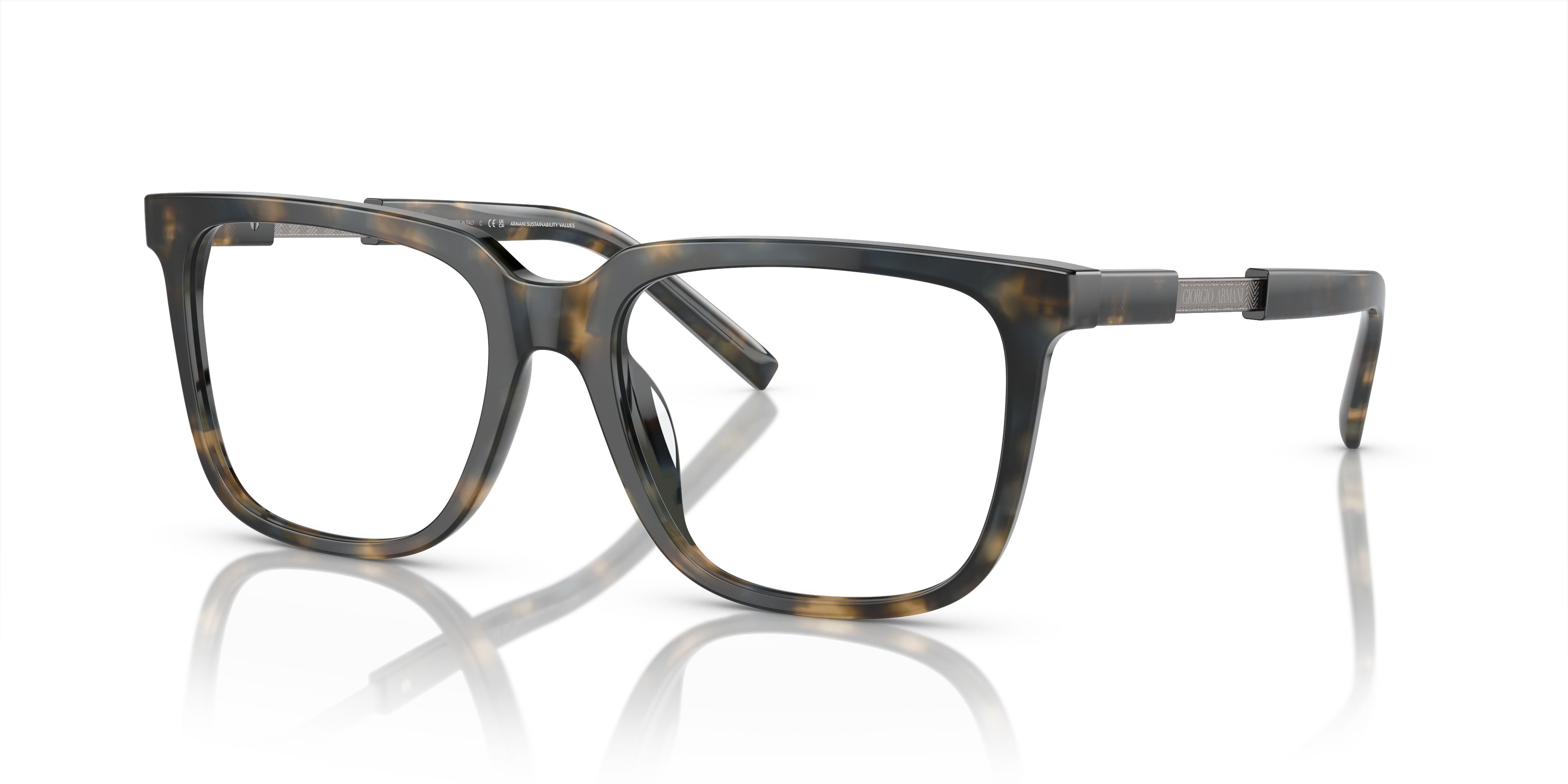 Giorgio Armani Unisex Ar7252u Havana Bleu Size 485$