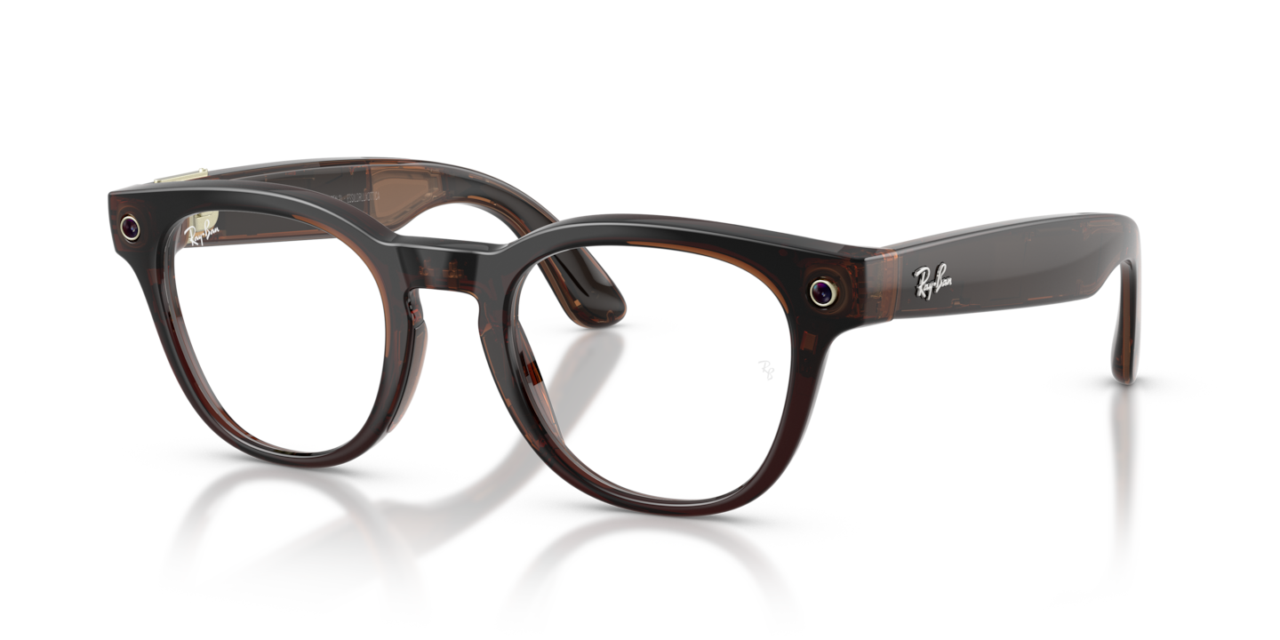 Ray-Ban Ray-Ban Meta Scriber Optics Transparent Umber