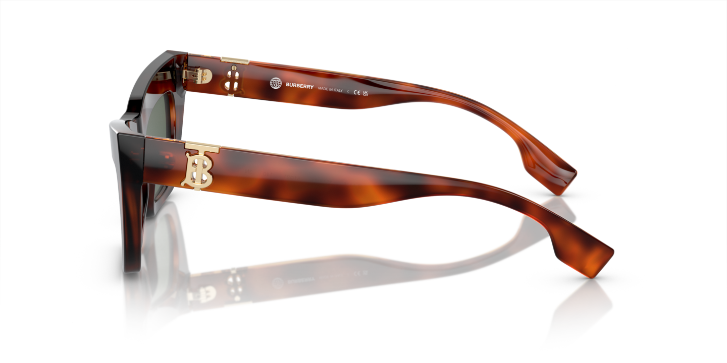 Women’s Burberry Black Sunglasses with Brown Case NWT OBE4405 Burberry BE4405 Sunglasses | LensCrafters main image 3