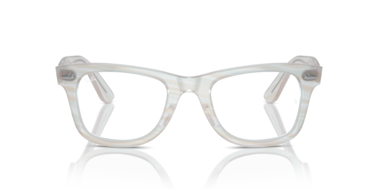 RB4340V Wayfarer Ease Optics Change Ray-Ban Photo Striped Light Blue