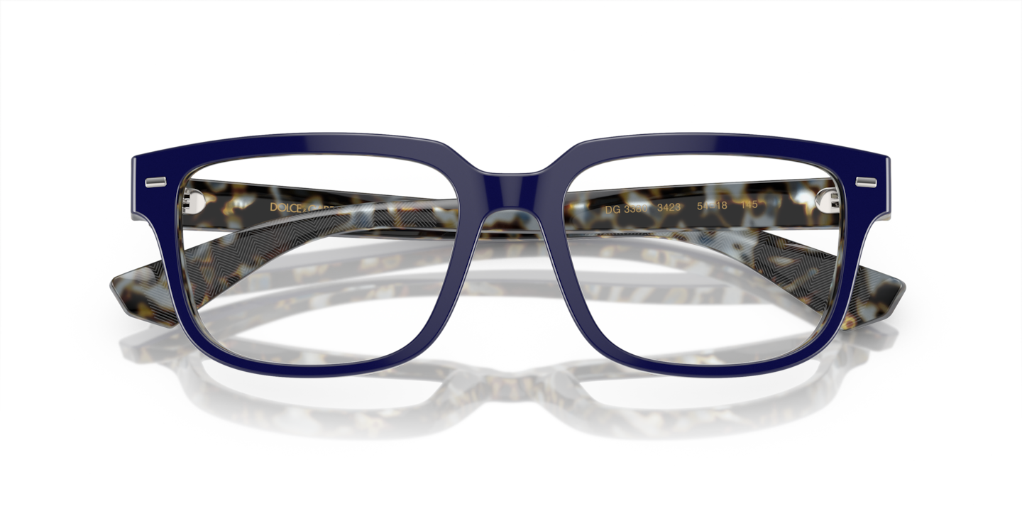Dolce & Gabbana Vibrant Blue Rubber Frame Eyeglasses 0DG6134__325880__P21__noshad__  main image 4