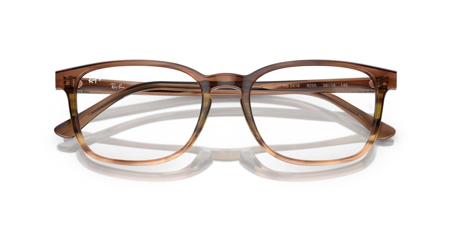 NWT RX-ABLE FLEX FACTOR EYEGLASS FRAMES 5058 BROWN Ray-Ban RX5279 Brown/Tortoise/Green Eyeglasses | Includes  main image 3