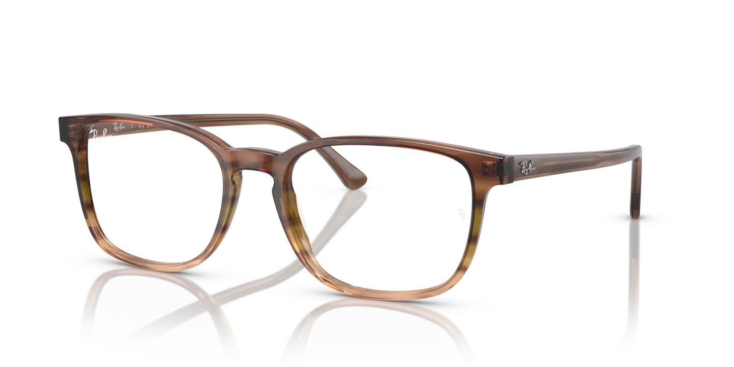 Ray-Ban RB5418 Optics Striped Brown & Green
