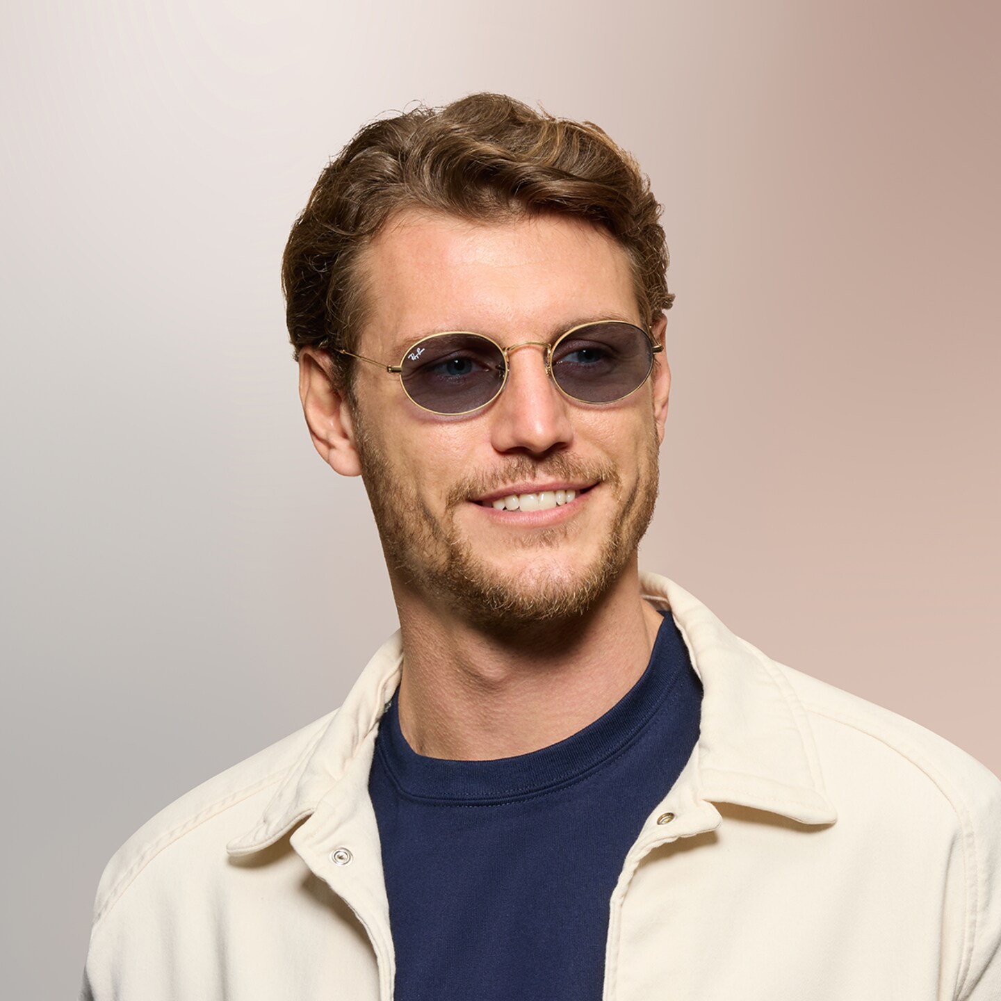 Sunglasses Ray-Ban RB3547 Oval Metal Summer Capsule | Free  display picture 3