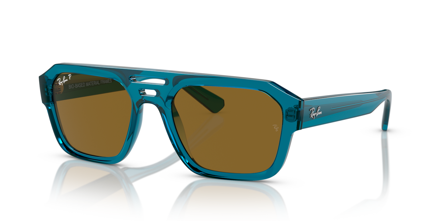 Ray-Ban RB4397 Corrigan Bio-Based Transparent Light Blue