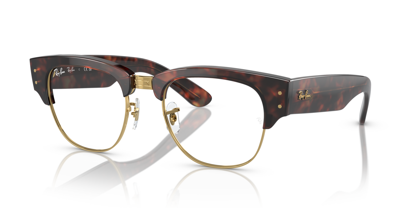 Ray-Ban RB0316V Mega Clubmaster Optics Tortoise On Gold
