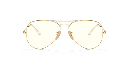 RB3025 Aviator Clear Evolve Ray-Ban Arista Gold