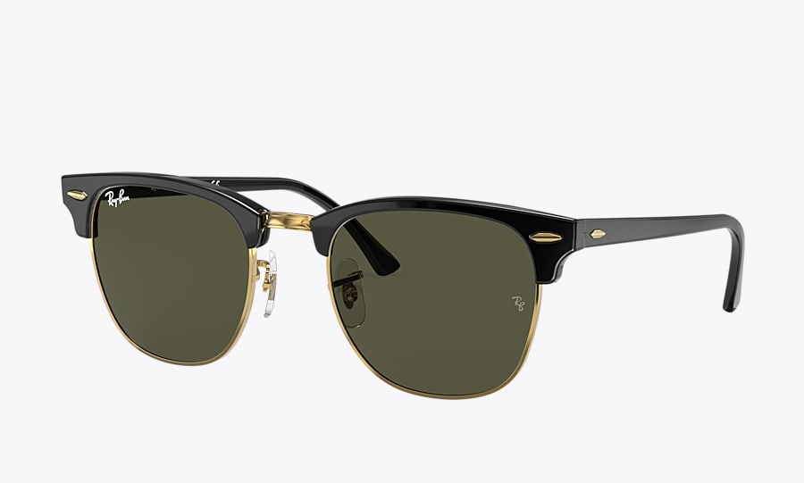 Ray-Ban ラウンドサングラス ゴールド/ブラック　Luxottica Ray-Ban ラウンドサングラス ゴールド/ブラック Luxottica