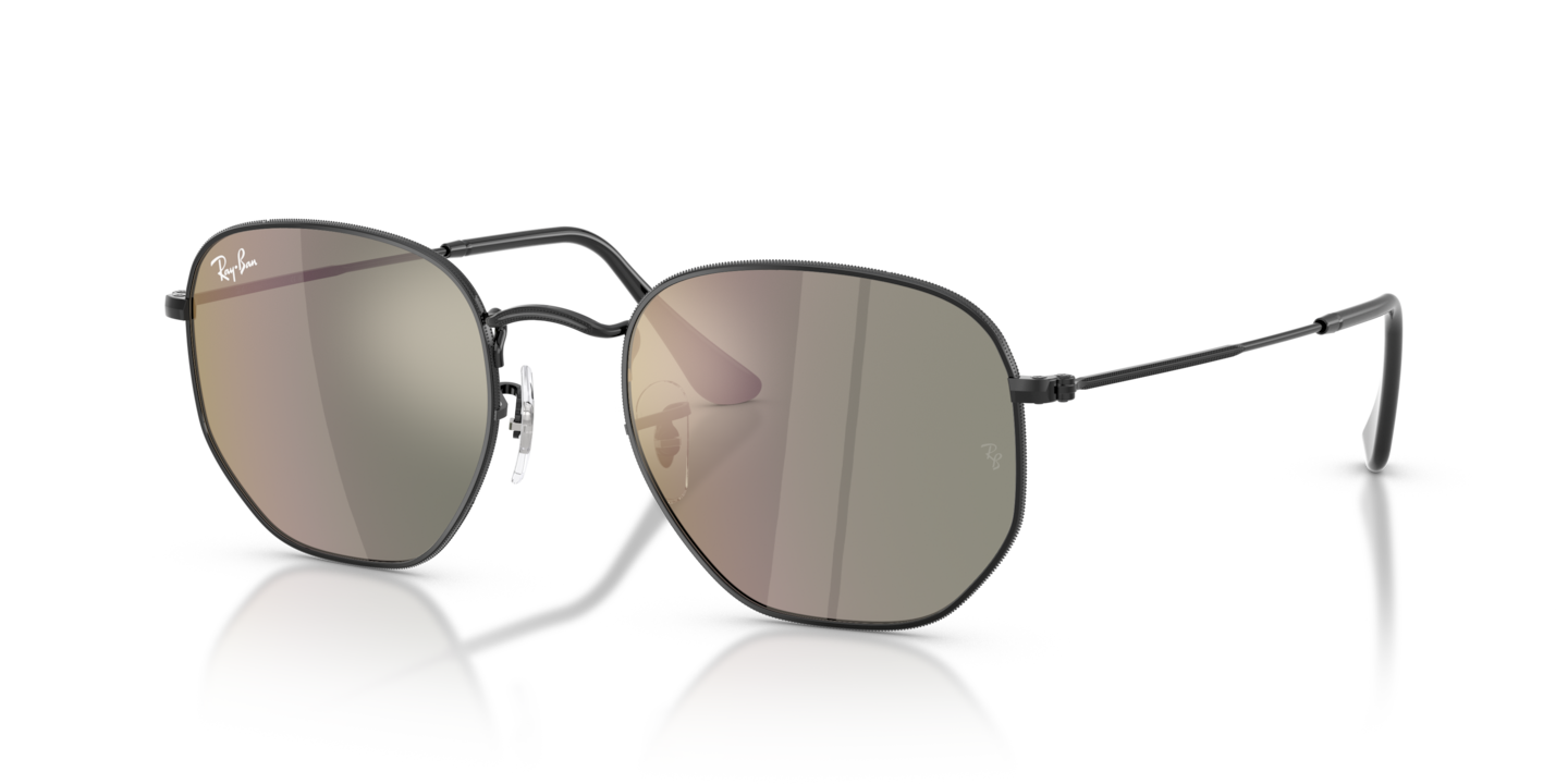 Ray-Ban RB3548N Hexagonal Flat Lenses Black
