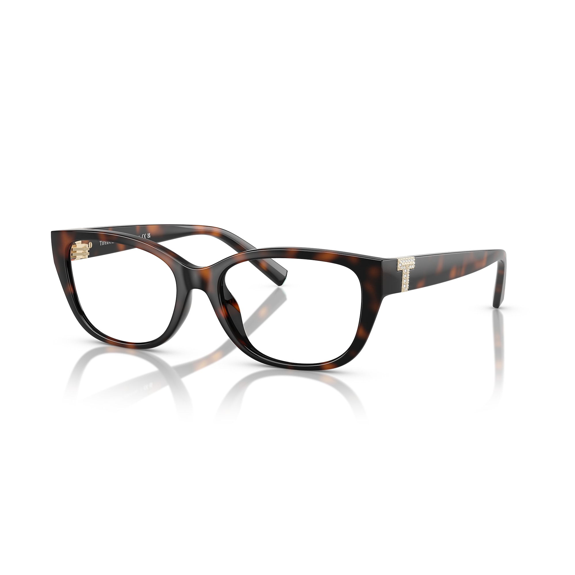TIFFANY&Co. / メガネ/--/プラスチック/BRW/CLR/レディース/TF2254-B-U Eyeglasses Tiffany TF2254BU | Free Shipping | Glasses.com®