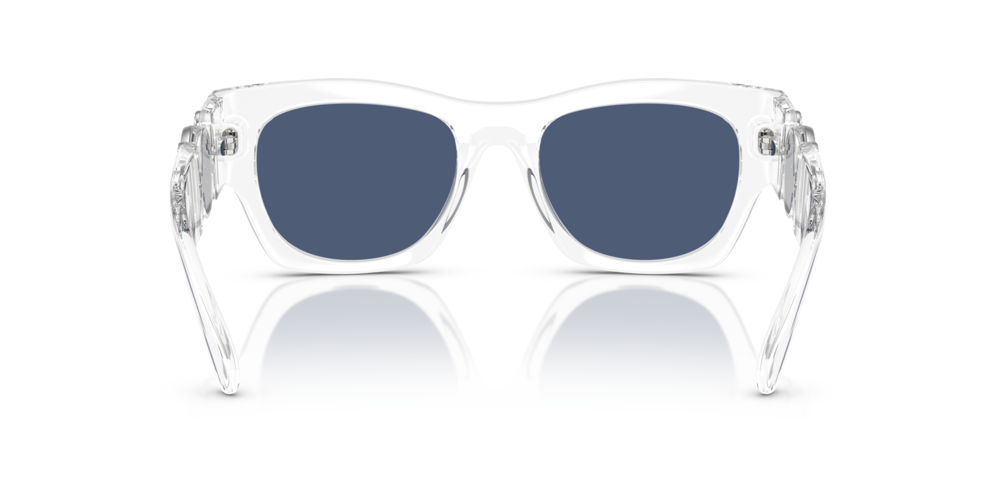 Versace Sunglasses OVE4474U unisex white Versace VE4474U M (52 - 20) with Grey lenses and White frame  main image 4
