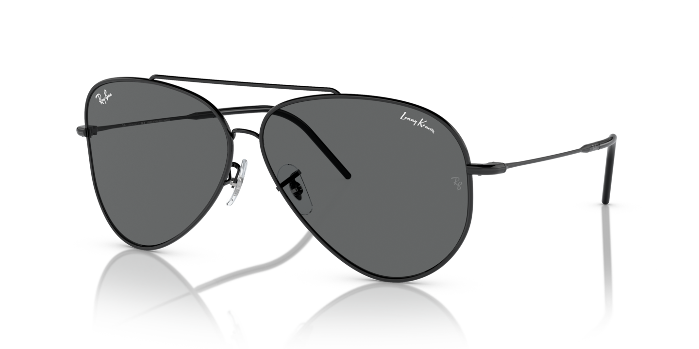Ray-Ban RBR0101S Lenny Kravitz X Aviator Reverse Black