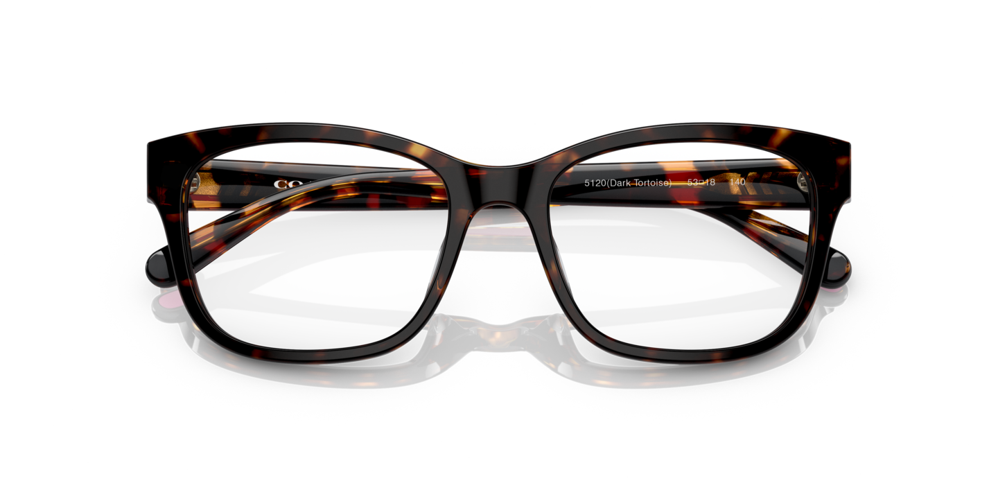 NEW COACH women\'s hc6197u 5120 eyeglasses in dark tortoise HC6197U Eyeglasses - Coach Authorized Retailer | coolframes  main image 4