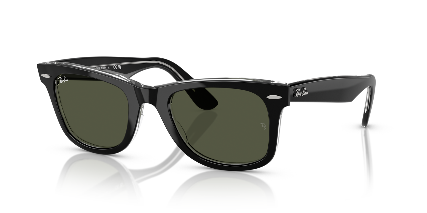 Ray-Ban RB2140 Original Wayfarer Classic Black On Transparent
