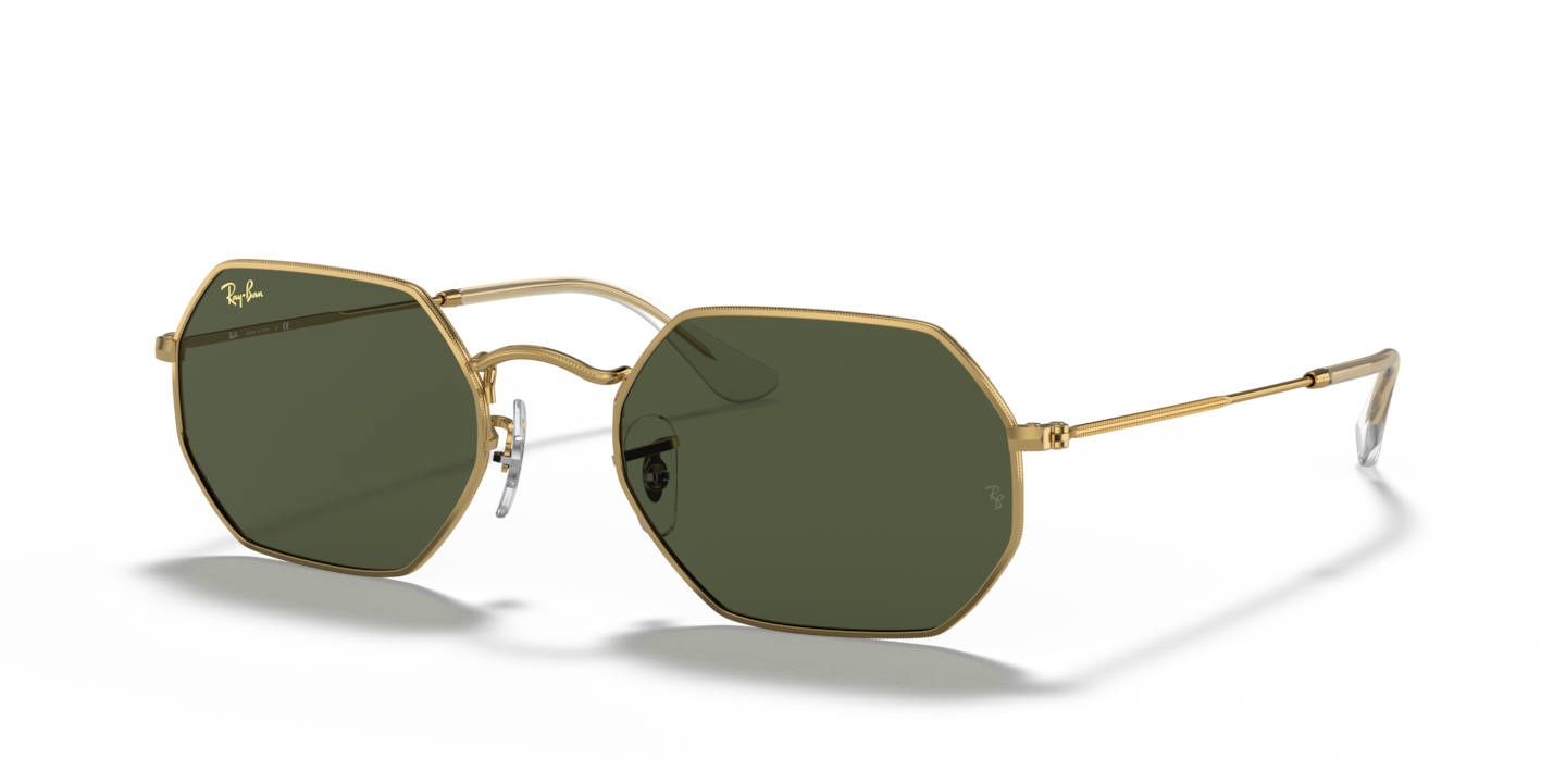 Sunglasses Ray-Ban RB3556 Octagonal Legend Gold | Free