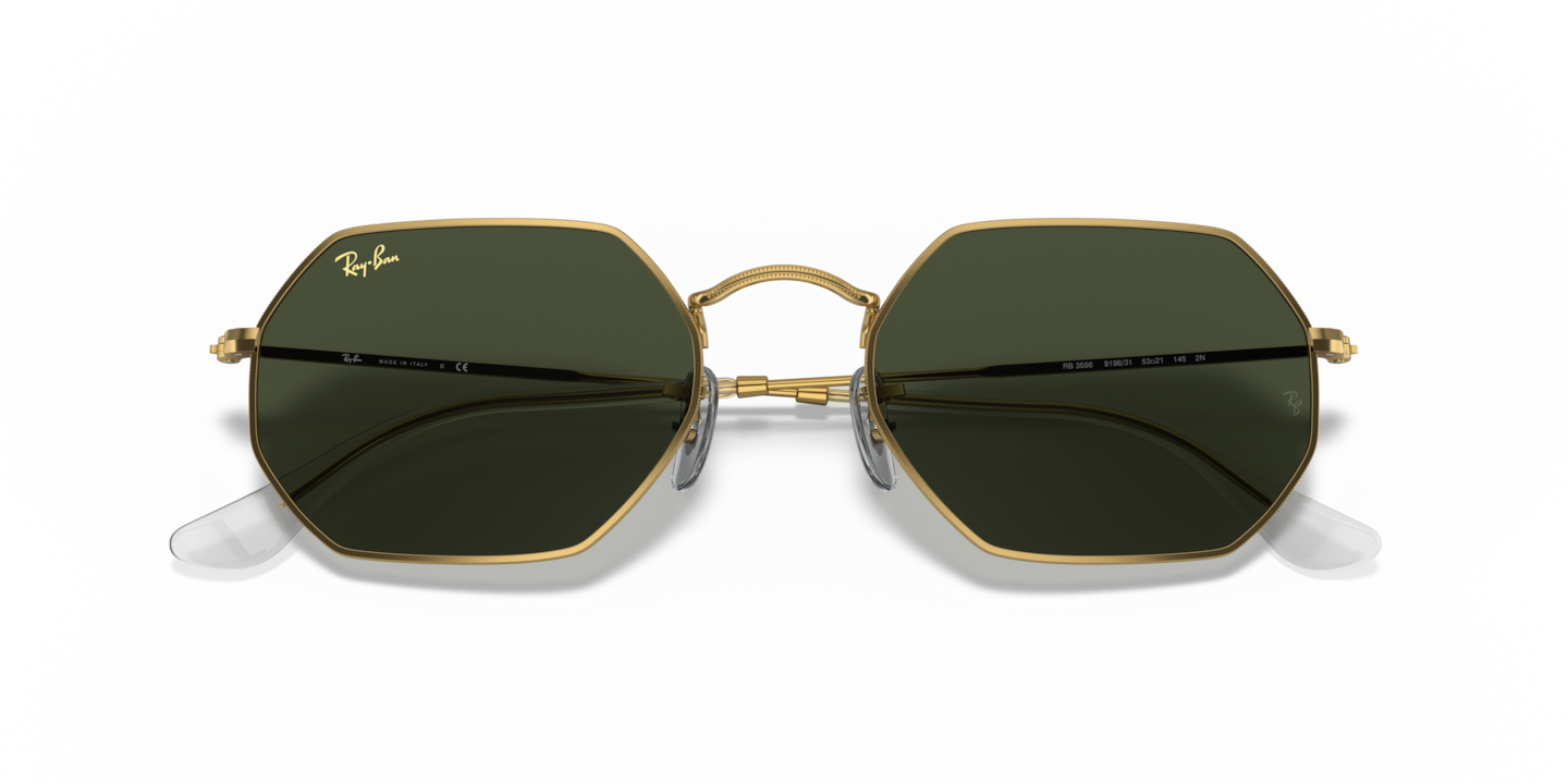 Sunglasses Ray-Ban RB3556 Octagonal Legend Gold | Free Shipping