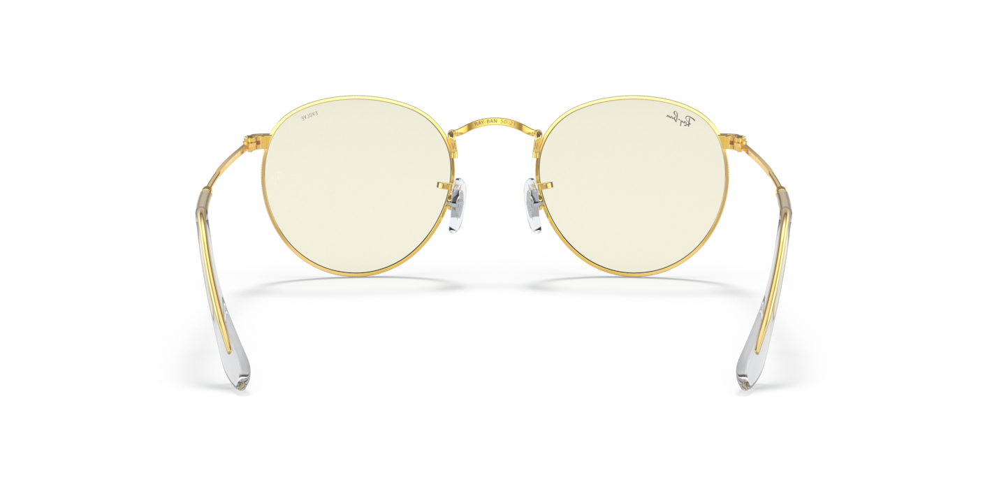 Sunglasses Ray-Ban RB3447 Round Blue-Violet Light Clear Evolve