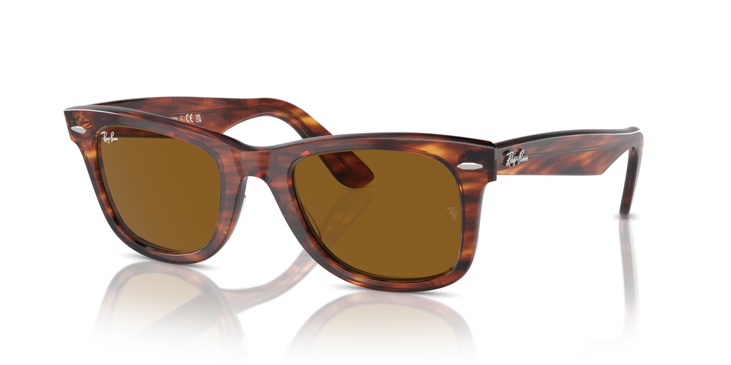 Ray-Ban RB2140 Original Wayfarer Classic Striped Havana