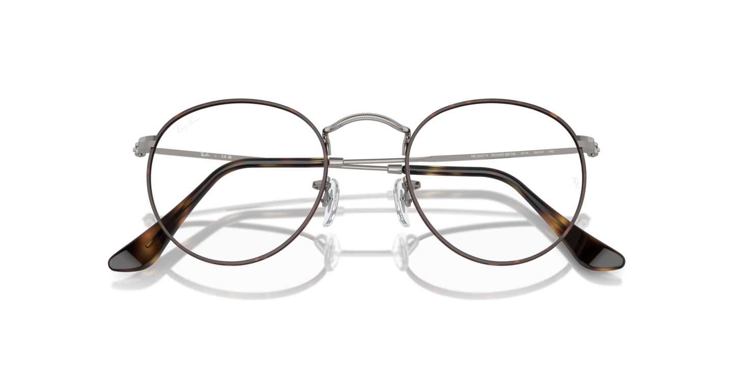 Eyeglasses Ray-Ban RB3447V Round Metal Optics | Free