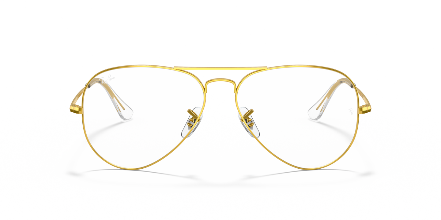 RayBan アビエーターL II GOLD イエローサイズ55 Ray-Ban Glasses AVIATOR METAL II RX-6489 3086