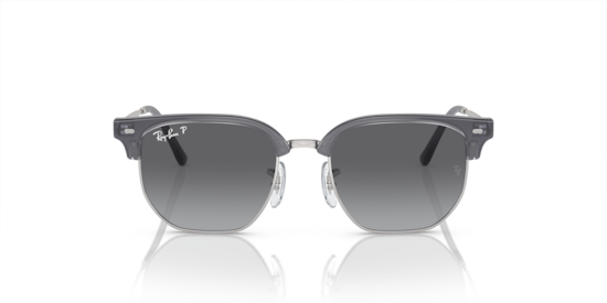 RB9116S New Clubmaster Kids Ray-Ban Opal Blue On Silver