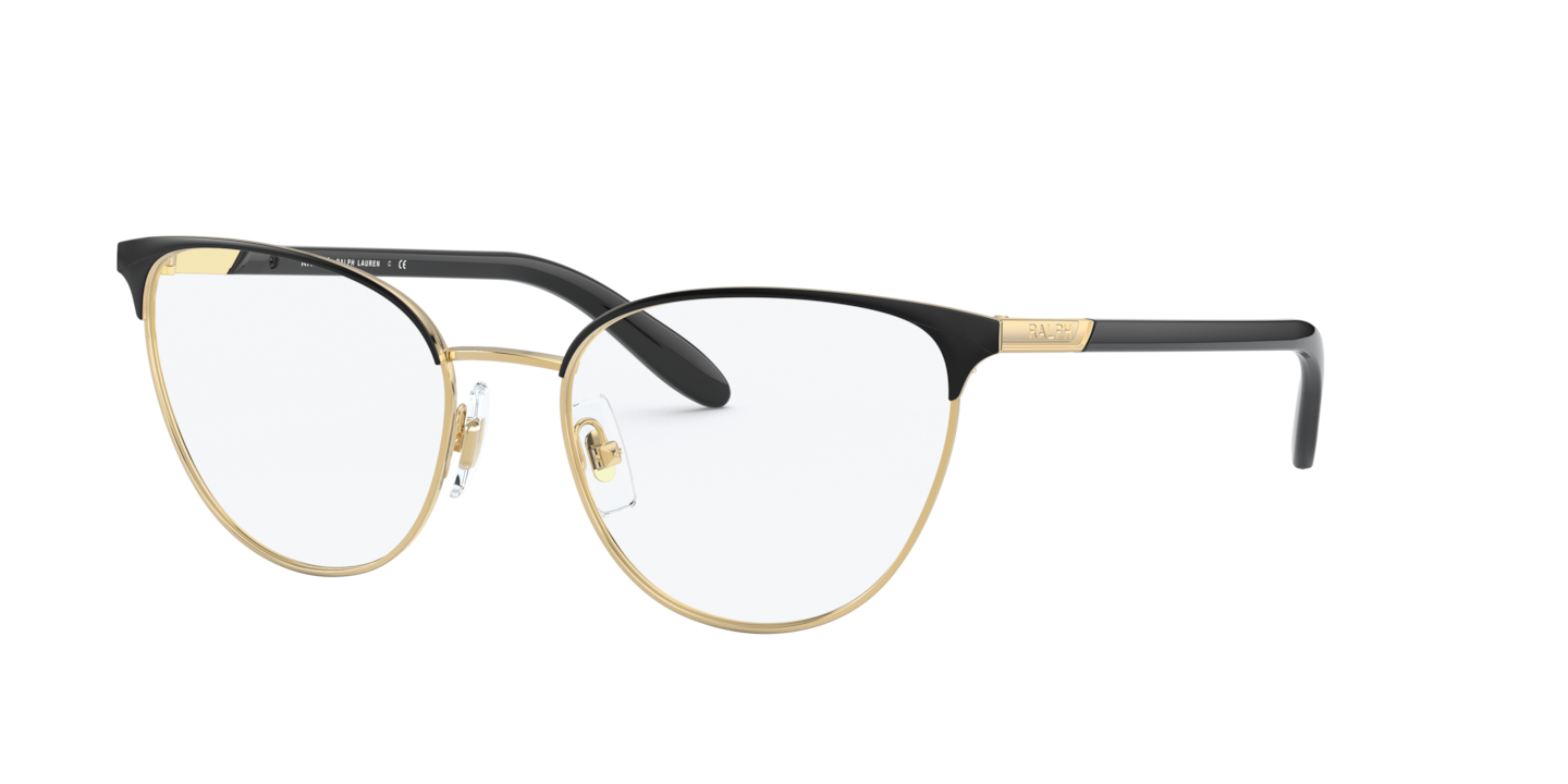 Ralph by Ralph Lauren RA6047 Shiny Black On Gold Rims