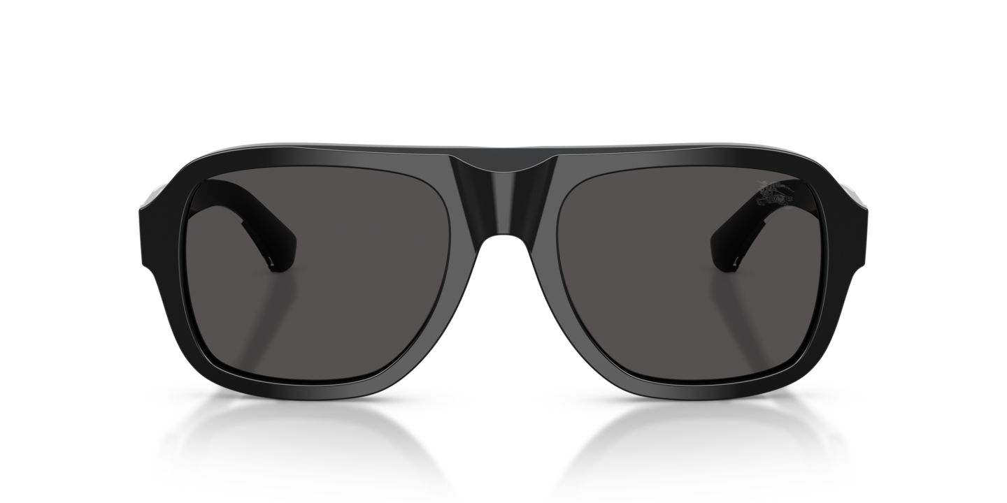 SALE! Burberry Black Silver 57mm Sunglasses NIB! A2D84EDC-499D-4C4C-8B42-  main image 2