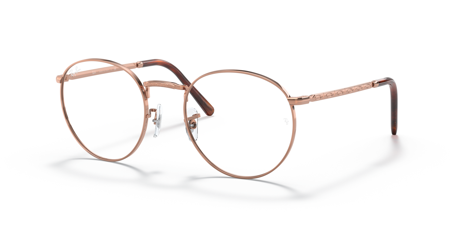 Ray-Ban RB3637V New Round Optics Rose Gold