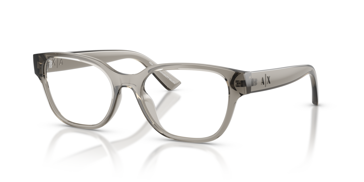 Armani Exchange AX3134U Shiny Transparent Grey