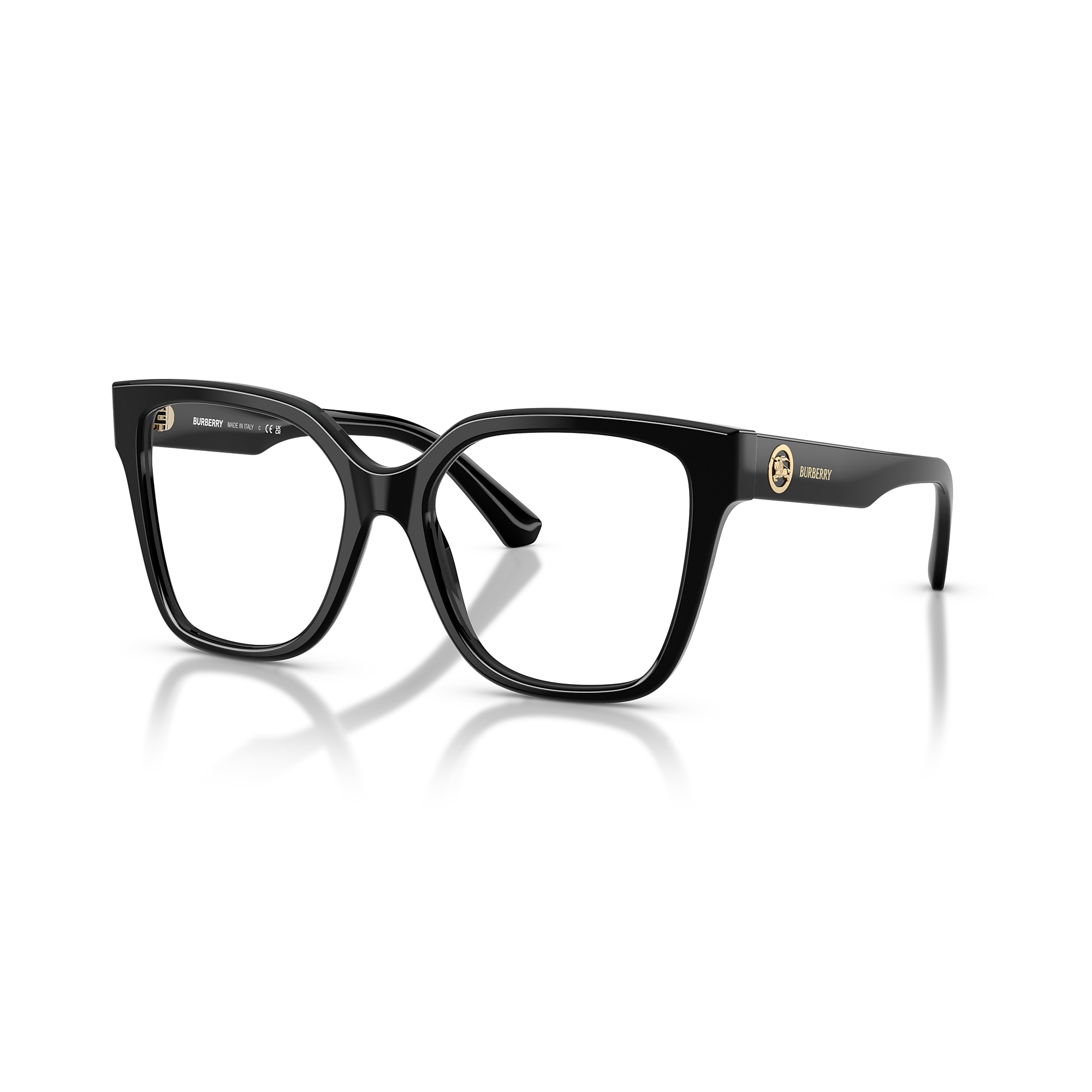 Burberry Black Frames with Signature Check Temples Burberry 2108 Black main image 4
