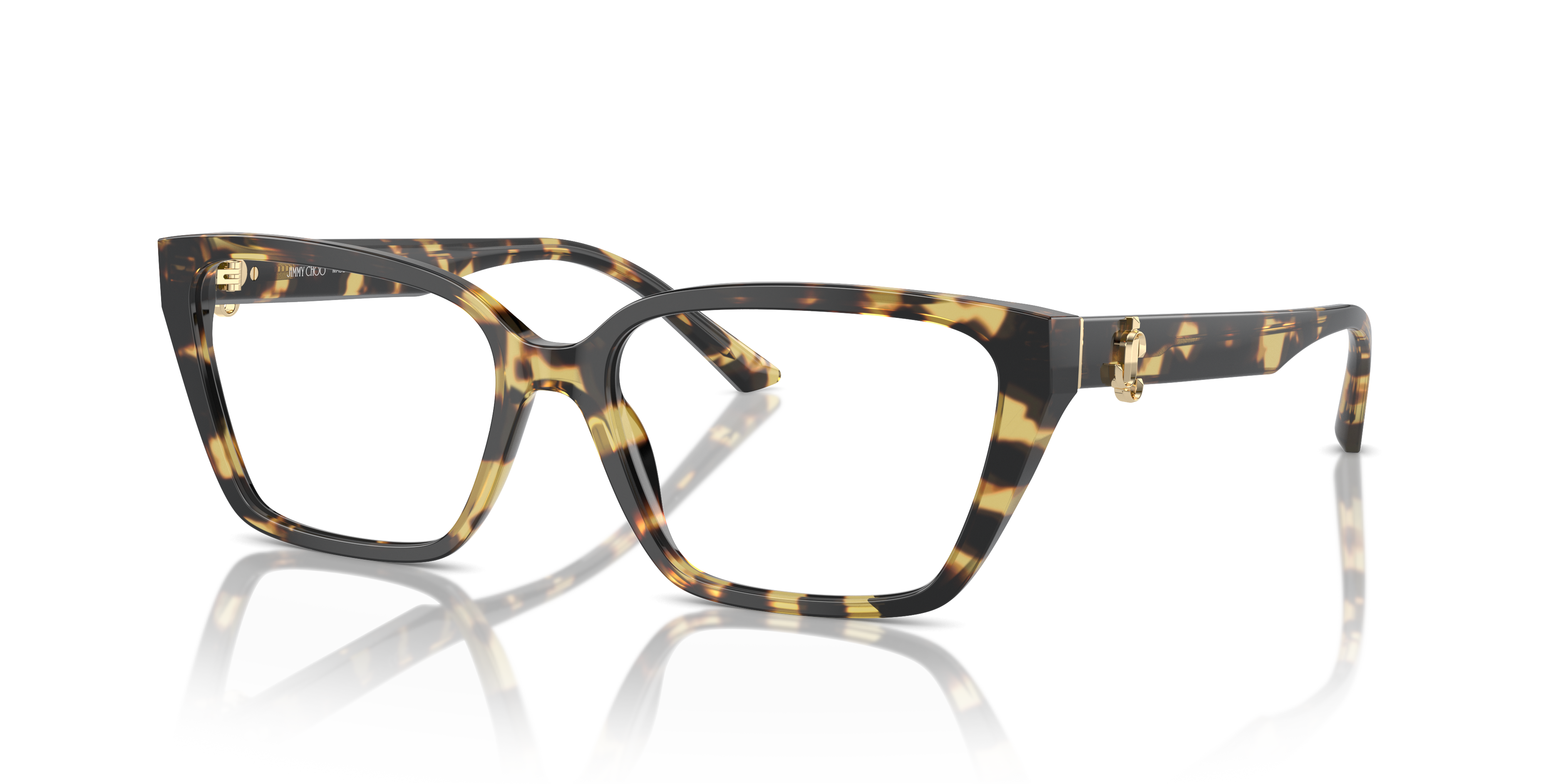 Jimmy Choo Unisex Jc3008 Yellow Havana Size Small 170$