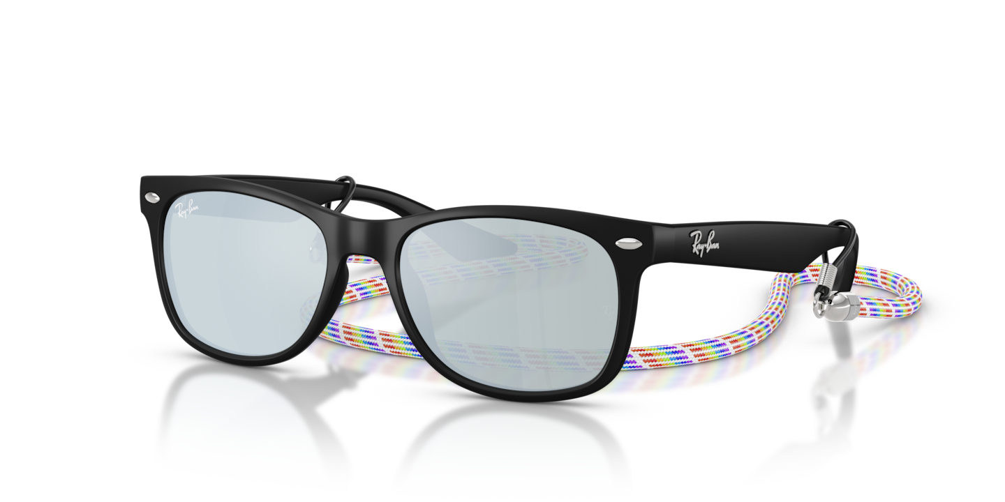 Ray-Ban RB9052S New Wayfarer Kids Summer Capsule Rubber Black