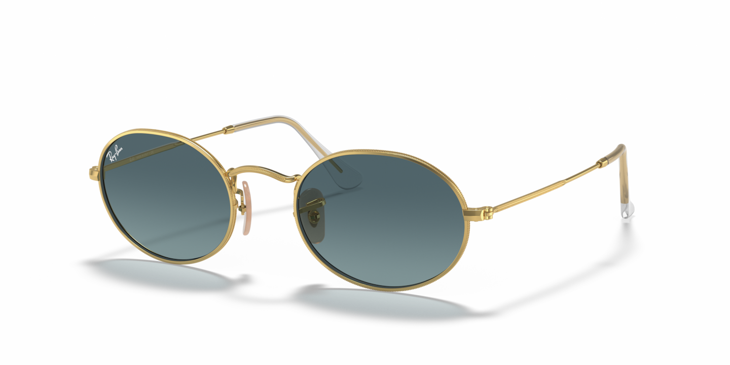 Ray-Ban RB3547 Oval Metal Arista Gold
