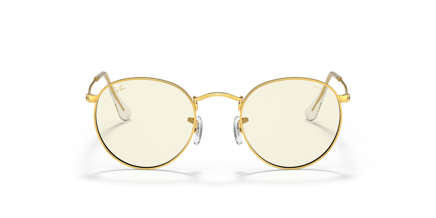 Sunglasses Ray-Ban RB3447 Round Blue-Violet Light Clear Evolve