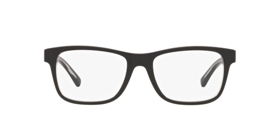 GK2007 Glasses.com Shiny Top Black On Trasparent