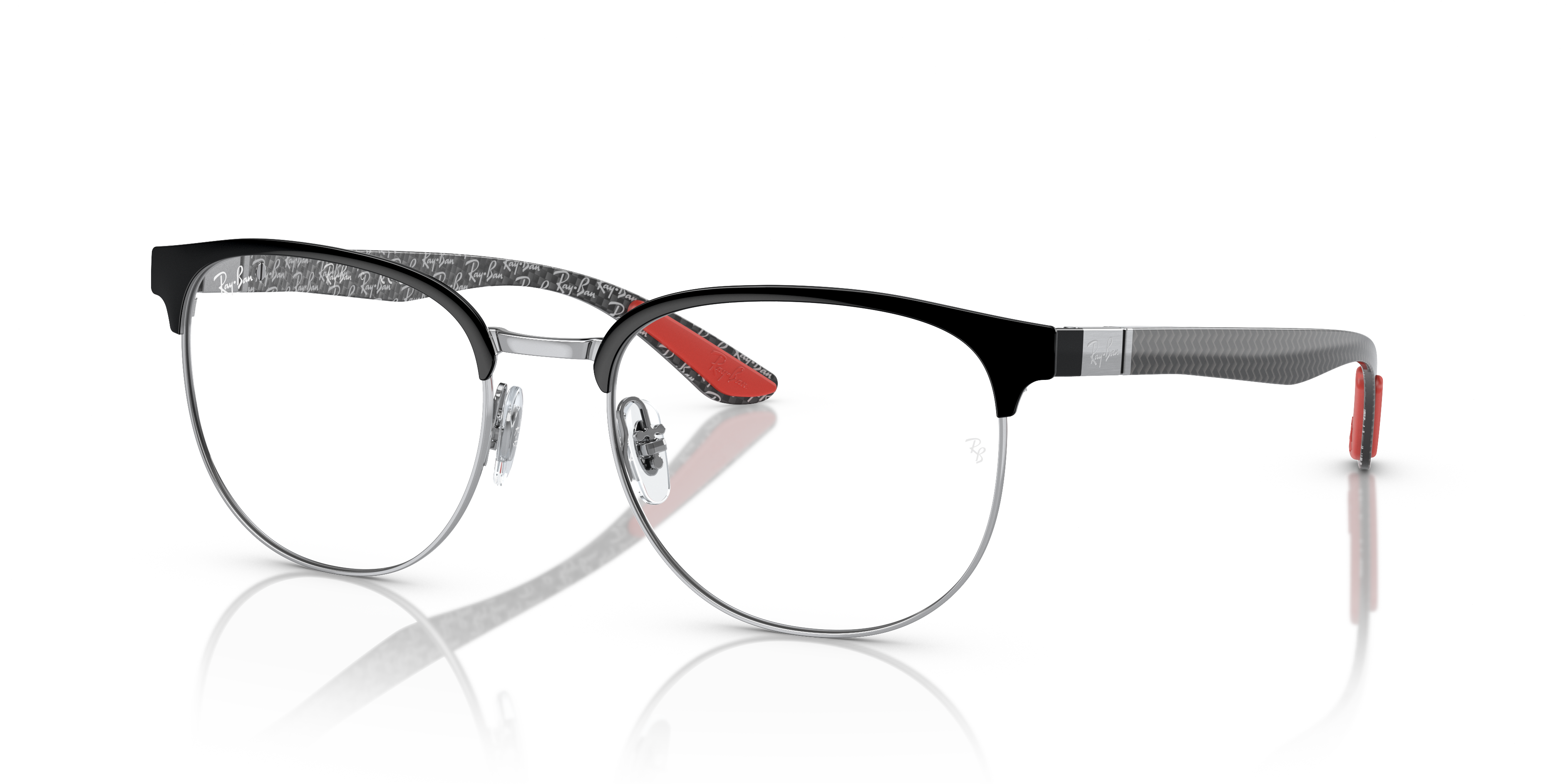 Ray-Ban Unisex Rx8422 Noir Sur Argent Size 138$