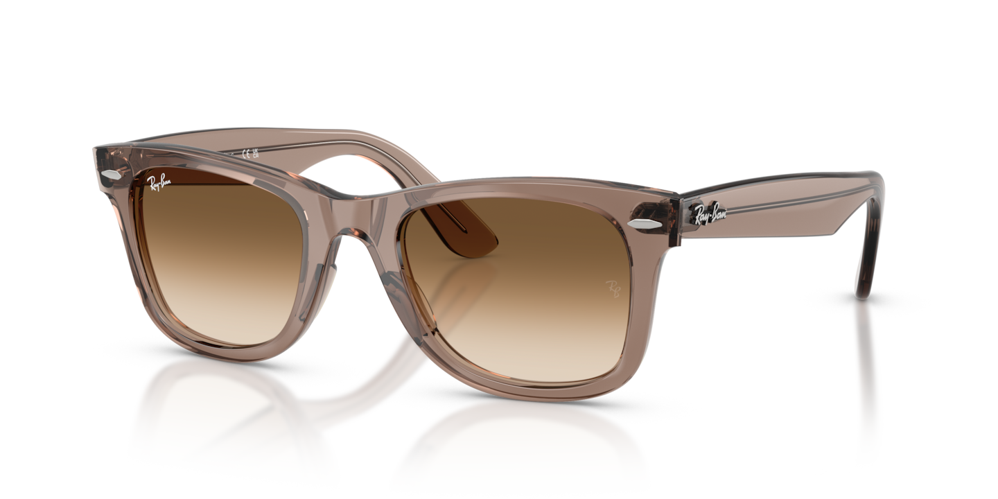 Ray-Ban RB4340 Wayfarer Ease Transparent Light Brown