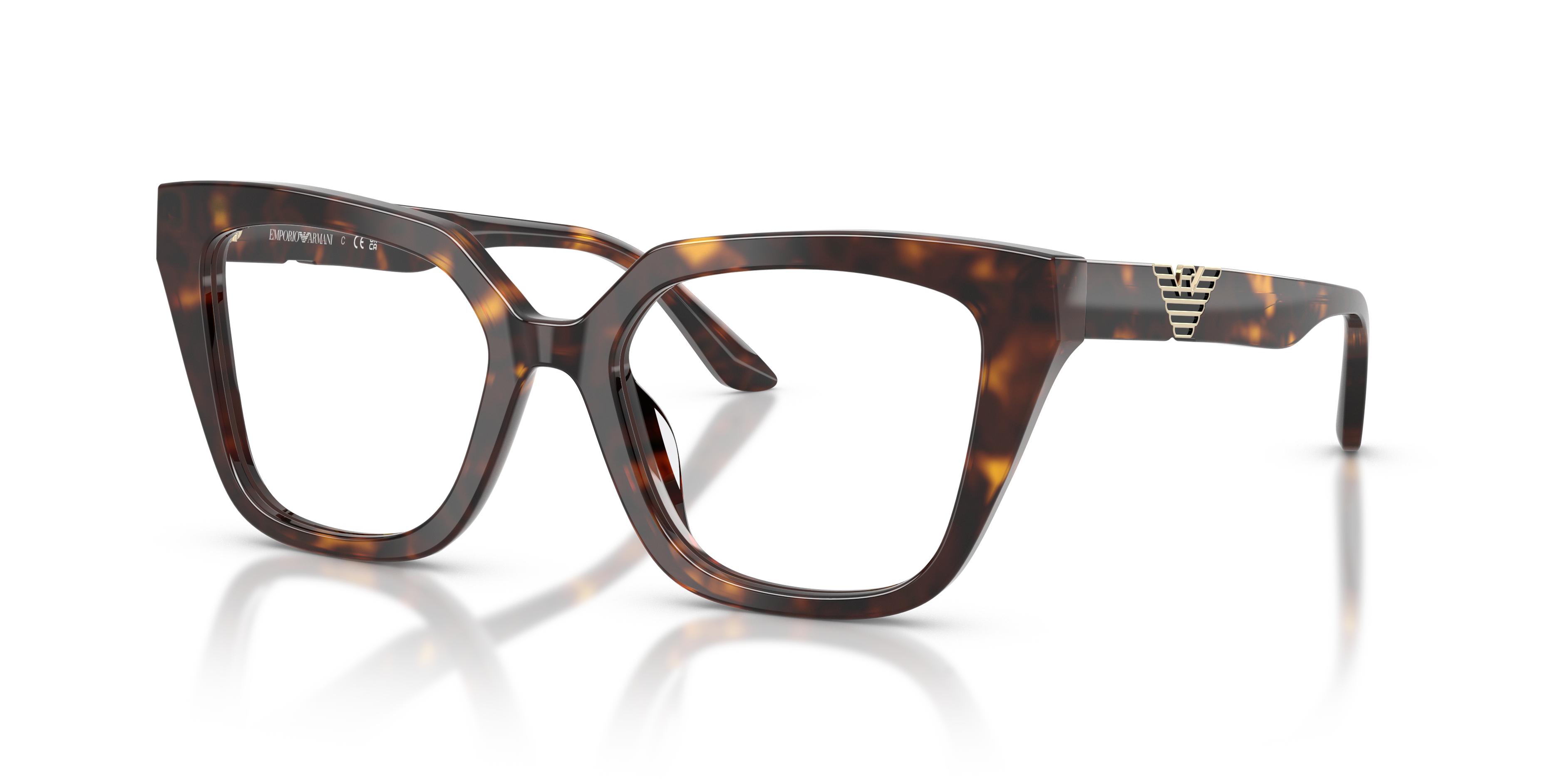 Emporio Armani Unisex Ea3267u Shiny Havana Size: