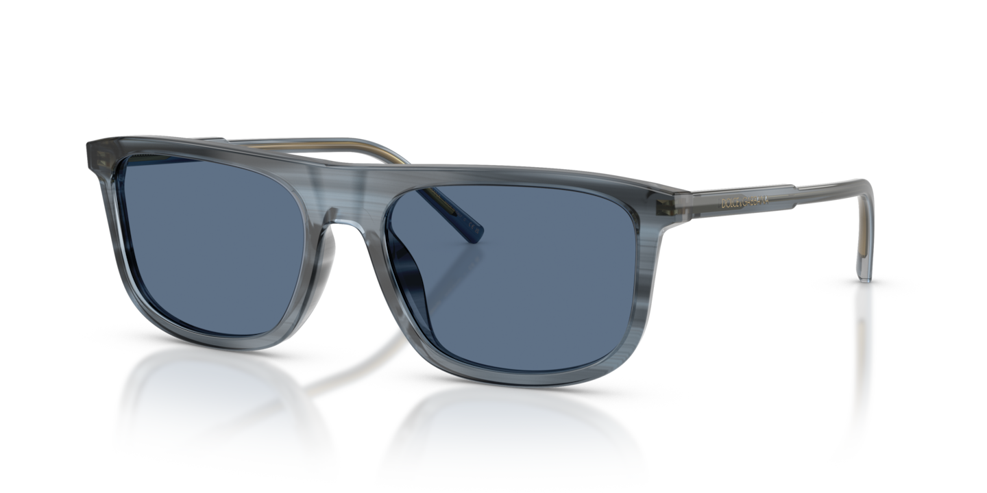Dolce & Gabbana DG4542 Blue On Striped Blue