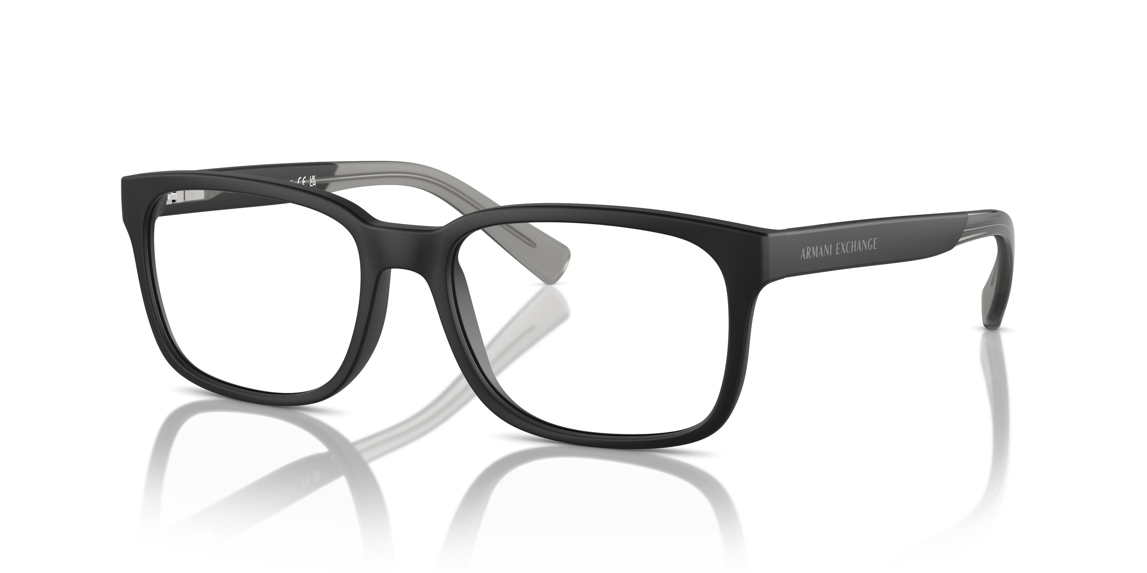 Armani Exchange Unisex Ax3029 Noir Mat Size Standard 132$