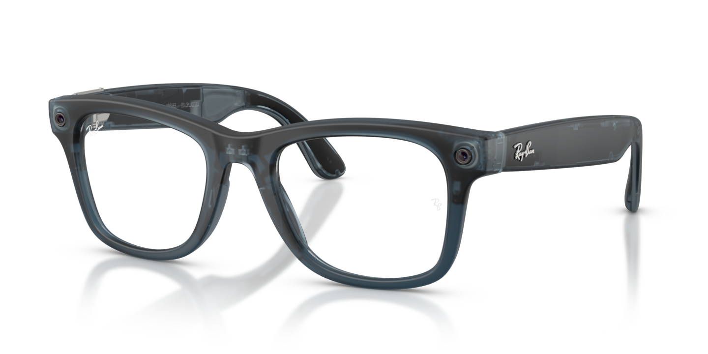 Ray-Ban Ray-Ban Meta (Gen 3) Wayfarer Transparent Ocean Blue