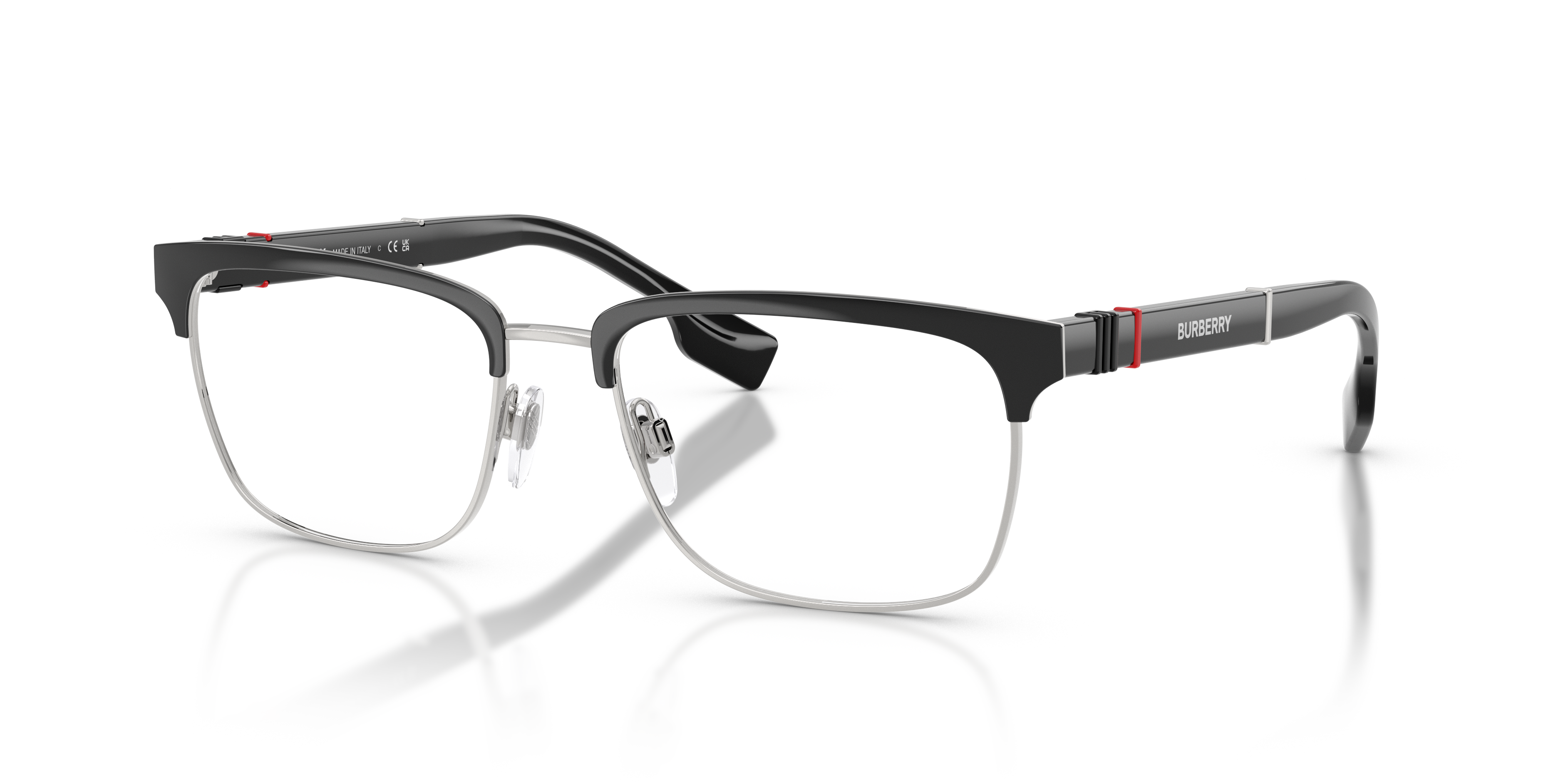 Burberry Unisex Be1348 Silver Matte Black Size Standard 327$