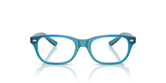 RB1555 Optics Kids Ray-Ban Transparent Blue & Green