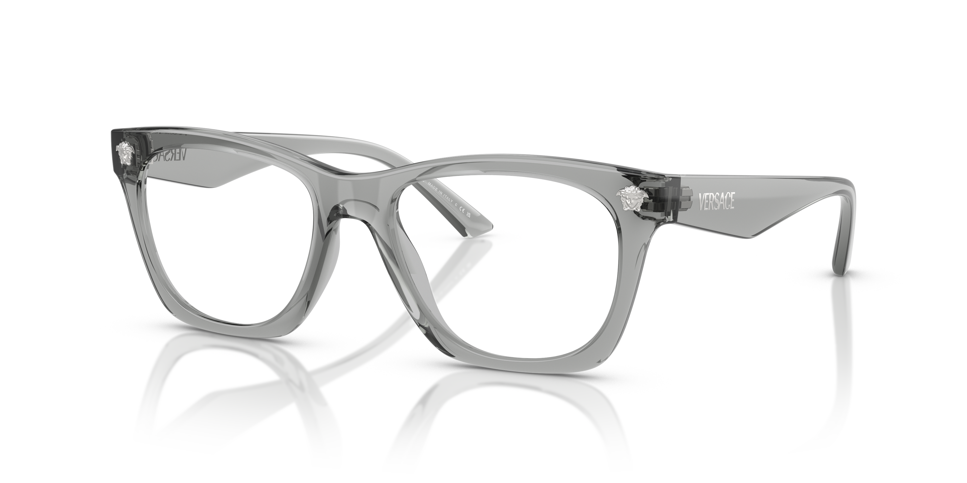 Versace Unisex Ve3363u Gris Traslcido Size 210$