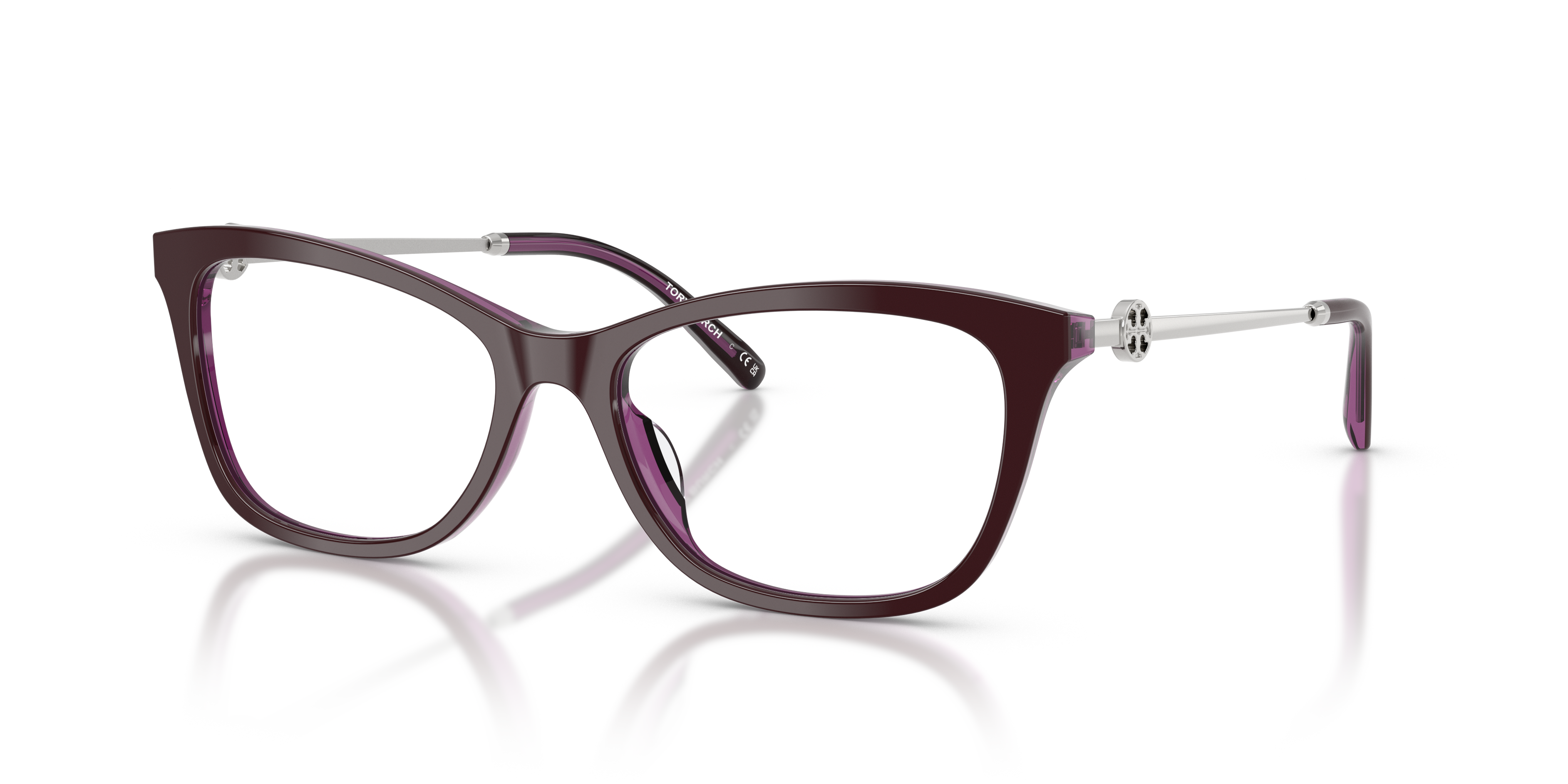 Tory Burch Unisex Ty2165u Purple Crystal Size 247$