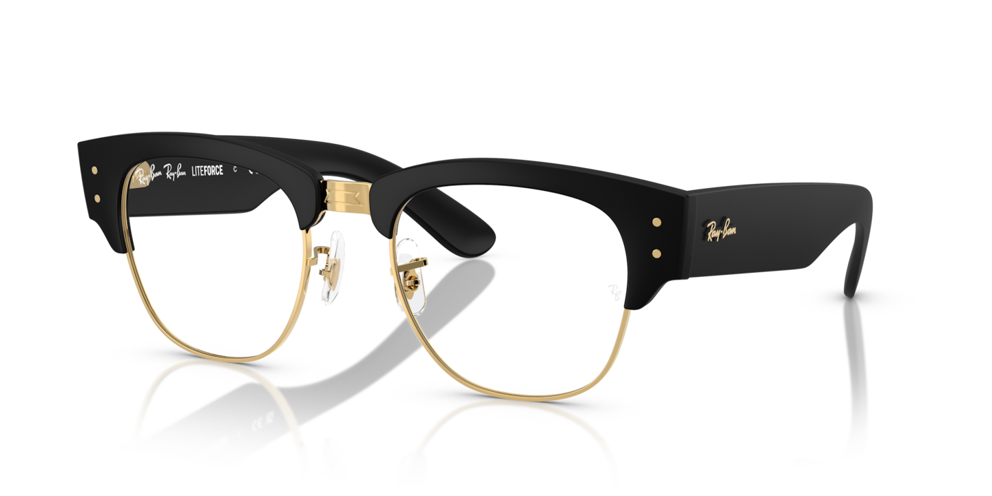 Ray-Ban RB7316V Mega Clubmaster Optics Liteforce Sand Black On Gold