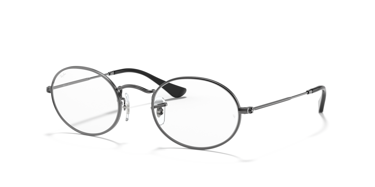 Ray-Ban RB3547V Oval Optics Gunmetal