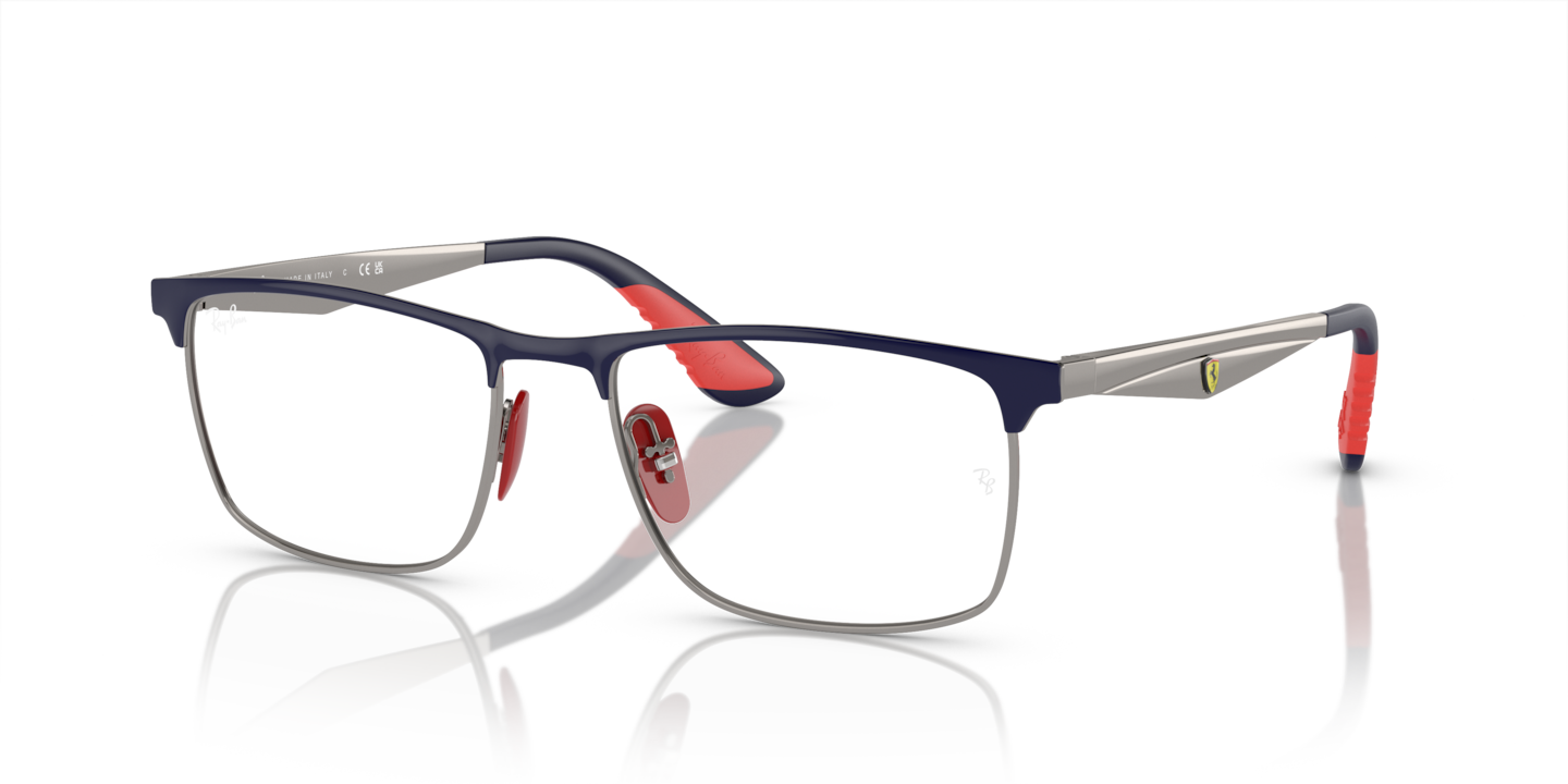 Ray-Ban RB6516M Optics Scuderia Ferrari Collection Blue On Gunmetal