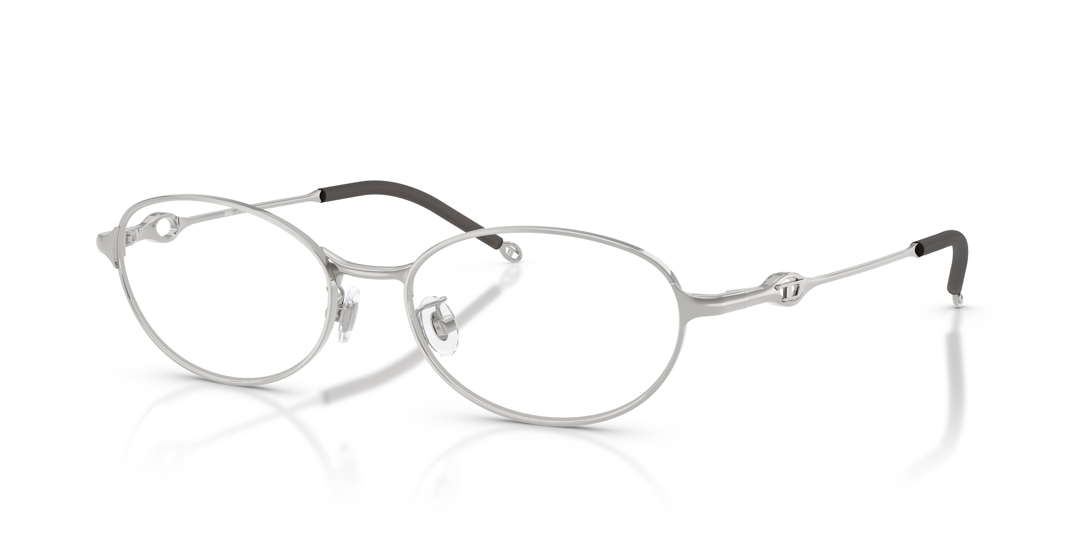 Diesel Unisex Dl5004d Shiny Silver Size 170$